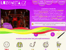 Tablet Screenshot of iluzionista.cz